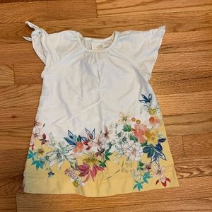 Zara Floral border dress
